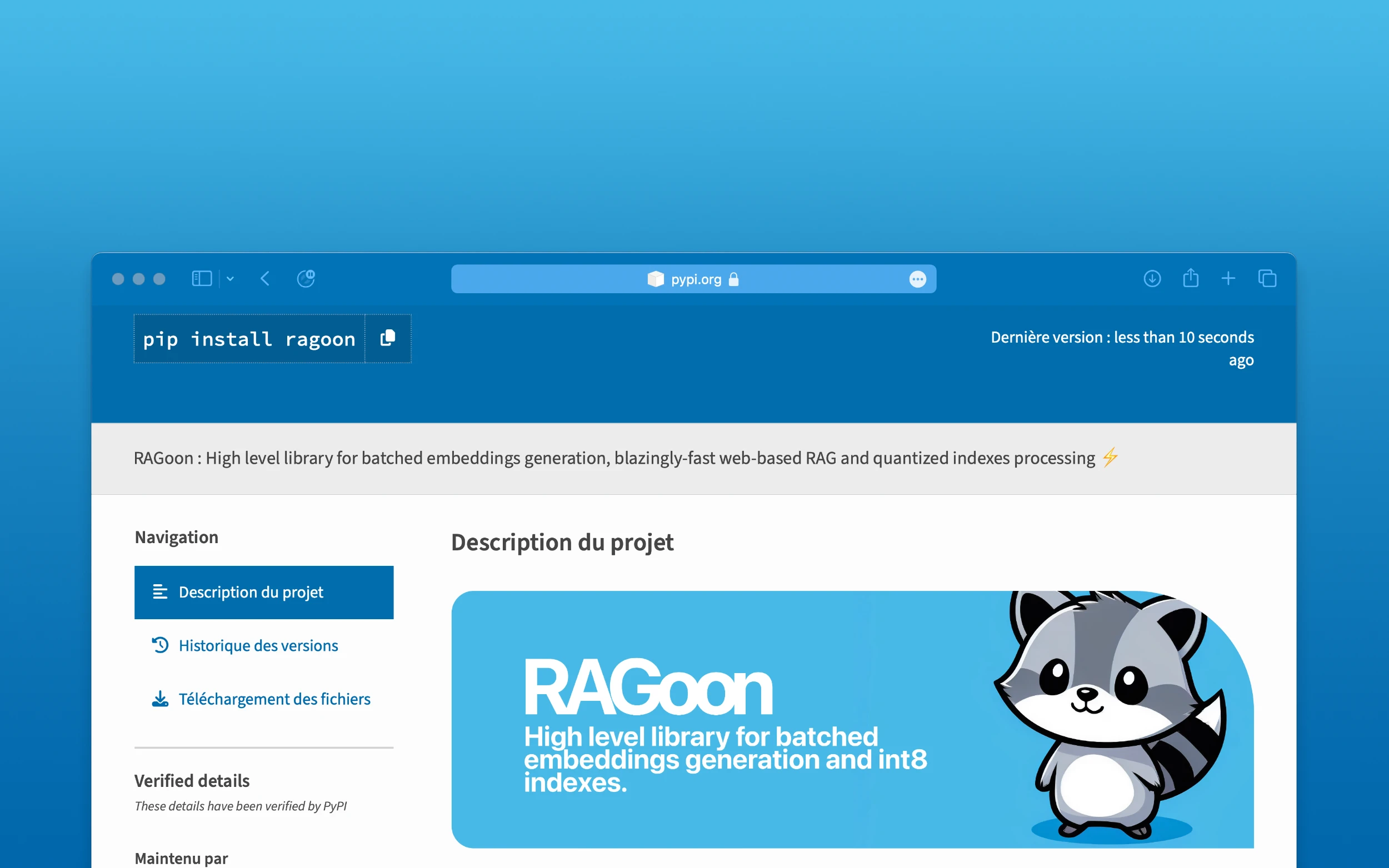 RAGoon is now available for batched embeddings generation